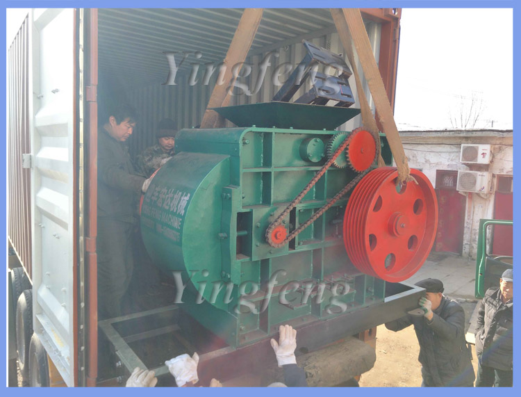 High speed fine double roller crusher