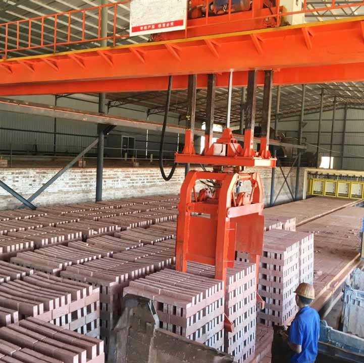 Automatic Brick Unloading Destacking Wrapping Machine